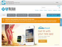 Tablet Screenshot of bcbsri.com